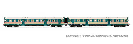 021-HN2551S - N - FS, 2-tlg. Dieseltriebwagen ALn 668 Serie 1900, Ep. IV, mit DCC-Sounddecoder